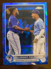 2022 Topps Chrome Sapphire Slugger Reunion #329 Wander Franco Vlad Guerrero Jr