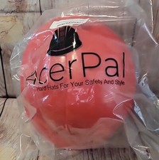 ACERPAL Full Brim Hard Hat OSHA Construction Approved Safety Helmet Graphite RED