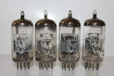 4 X Amperex Bugle Boy 6DJ8 / ECC88 tubes, made in Holland, Tested Excellent (7)
