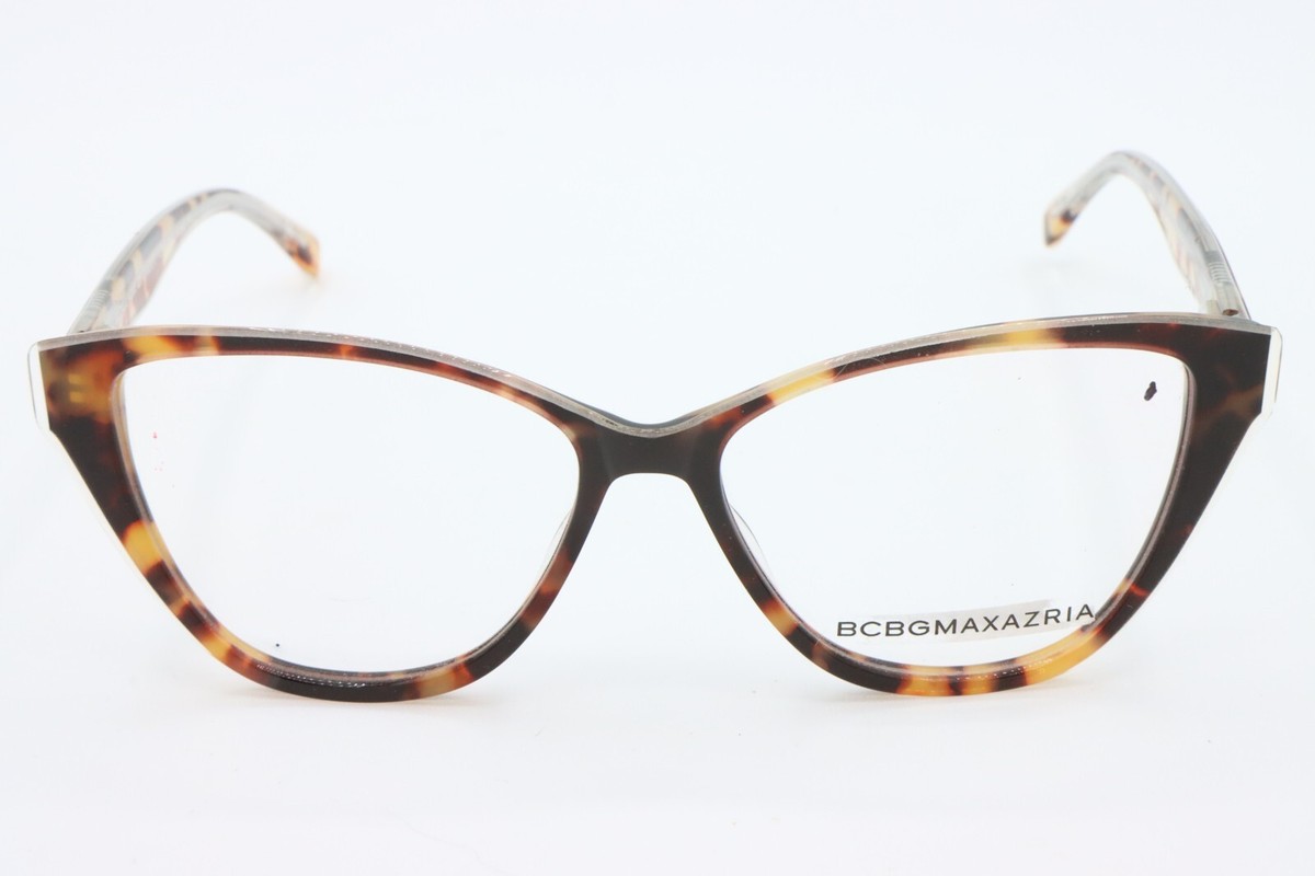 BCBGMAXAZRIA Camden Tortoise Lamina Cat Eye Eyeglasses Frames‎ 52-14-140 22198 BCBGMAXAZRIA Italy Tortoise Taylee Black 52/14/140  main image 3