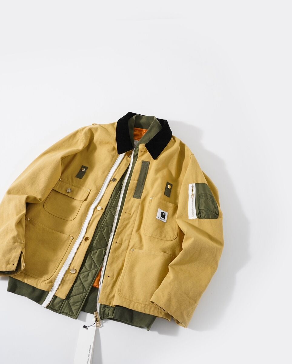 Sacai x Carhartt double deconstructed jacket | eBay Sacai x Carhartt double deconstructed jacket | eBay