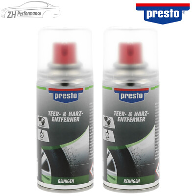 2x presto Teer und Harz Entferner Spray Baumharzentferner Teerentferner 150ml