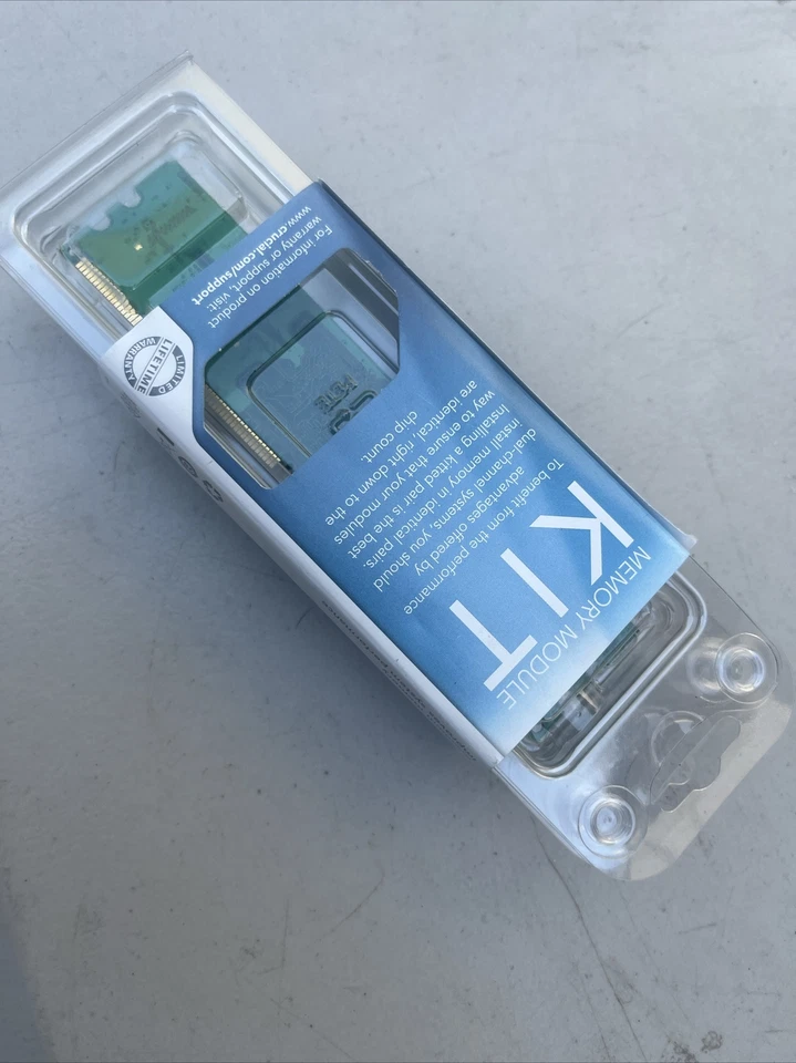 2GB 2x1GB PC2 5300 DDR2-667 CRUCIAL MICRON CT12864AA667.M8FH RAM MEMORY KIT DIMM - Image 2 of 3