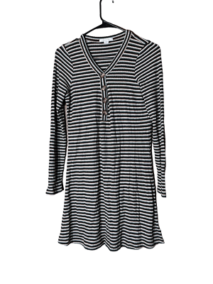elegant knit dresses Josie Contrast Trim Stretch Knit Dress main image 1