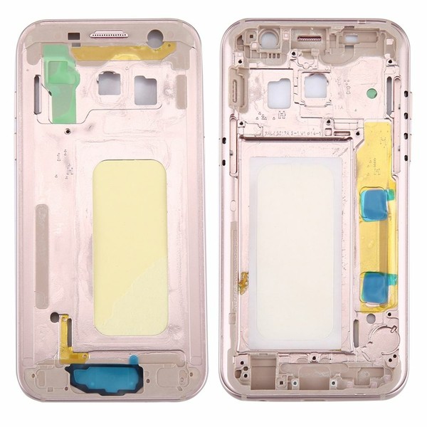 Mittelrahmen Kamera GehäUse FüR Samsung Galaxy A3 2017 A320F Pink Reparatur Neu-image