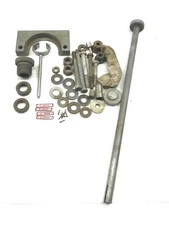 LOT OF USED VINTAGE MILLER MFG SNAPON TOOLS AND HARDWARE WITH TOOL ID TAGS ALL