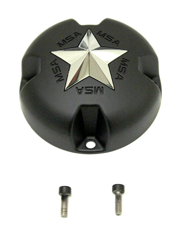 Kit 4 AMS Street Fox Tires 23x1014 on MSA M31 Lok2 Beadlock Black