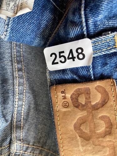 Jeans Lee de Colección Para Hombres 38x34 Azul Unión Hechos en EE. UU. Denim Western American Años 80 90 - Imagen 9 de 15