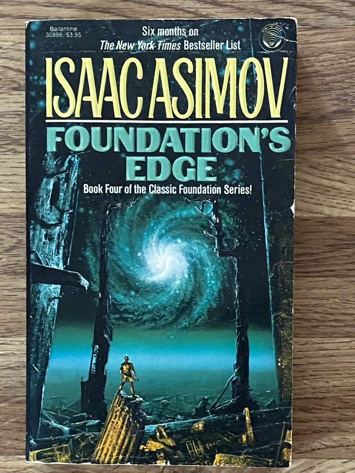 Isaac Asimov 3 Vintage Paperbacks Foundation Series Books 4, 5 And Last