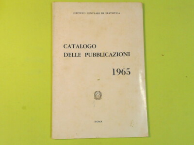 ZENTRALINSTITUT FÜR STATISTIK VERÖFFENTLICHUNGSKATALOG 1965