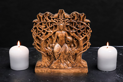 Elen Statue Elen Of The Ways Celtic Pagan Goddess Elven Forest Horned Goddess
