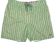 TED BAKER MEN 4 LARGE 34 rope lobster print lined board shorts trunks elastic 7"