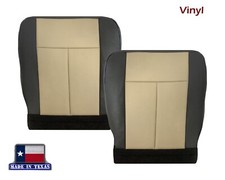2007 2008 Seat Covers For Ford Expedition 2 Tone Dark Gray Vinyl Bottom 2007 2008 Seat Covers For Ford Expedition 2 Tone Dark Gray Vinyl Bottom