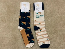 Zendesk Inc. Sell Sales CRM Custom Socks Made in USA by Sock Club - 2 Pairs