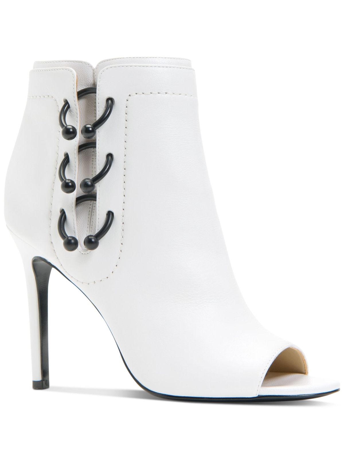 Женская кожаная блузка на шпильке с круглым носком KATY PERRY Womens White Unity Too 9,5 М