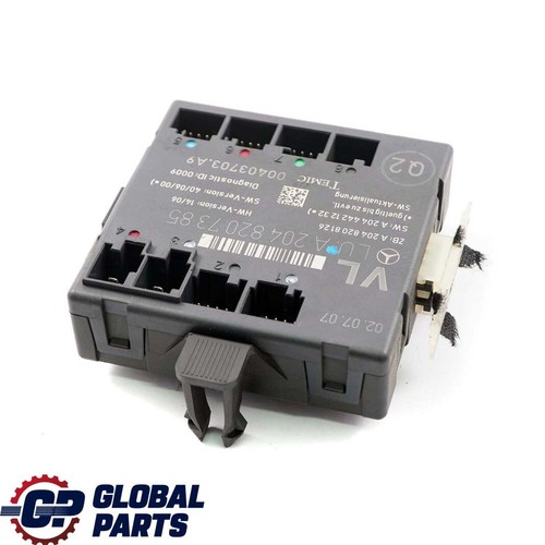 Mercedes C W204 Puerta delantera izquierda Módulo unidad de control A2048207385 - Imagen 6 de 12