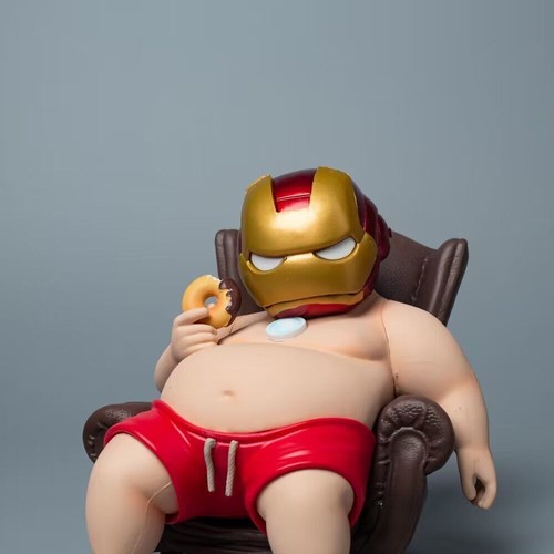 Big Muscle protein Powder Fat Boy Iron Man box set hand model toy gift - Picture 4 of 9