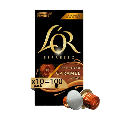 L'Or Caffè Espresso Caramel 100 Capsule - Compatibili Nespresso®* original