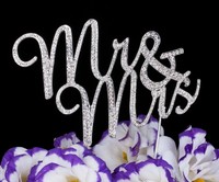 Lovenjoy With Gift Box Mr And Mrs Monogram Crystal Rhinestone Wedding Engagem... on sale Lovenjoy With Gift Box Mr And Mrs Monogram Crystal Rhinestone Wedding Engagem... on sale