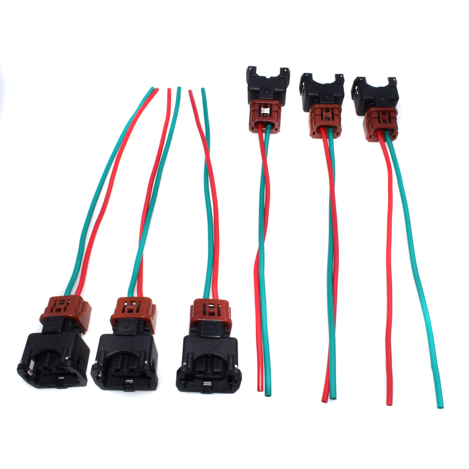 かくにん 1990-1994 Z32 Fuel Injector Plugs Set Of 6 Fuel Injector