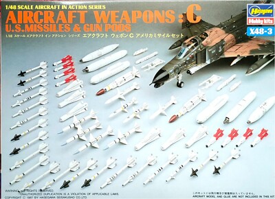 Hasegawa 1/48 Aircraft Weapons A U.S Bomb & Tow Target sytem