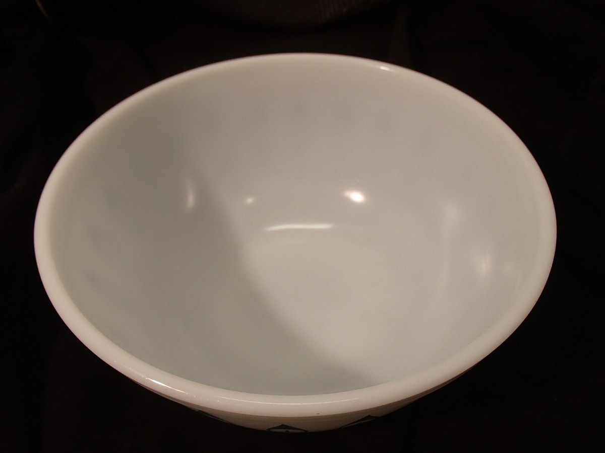Rare Vintage Unmarked Pyrex Atomic Eye 2 1/2 Quart Bowl 403