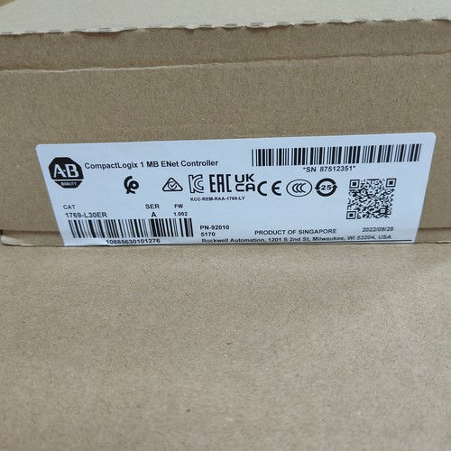 Allen-Bradley 1769-L30ER CompactLogix 1 MB ENet Controller New AB 1769L30ER US - Picture 8 of 13