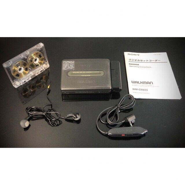 Sony WM-GX655 Walkman Cassette Player Recorder Radio Band AM Sony WM-GX655 Walkman Cassette Player Recorder Radio Band AM