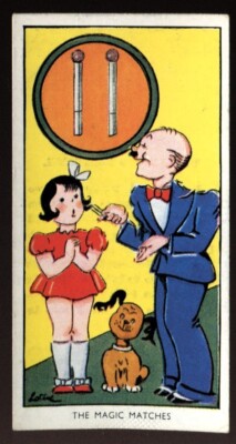 Tabakkarte, Carreras, AMUSING MAGIC TRICKS & HOW TO DO THEM, 1937, #17