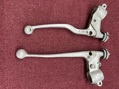 OEM 1970's YAMAHA AT CT DT RT YZ & more LEVERS AND PERCHES - PRICE IS FOR BOTH