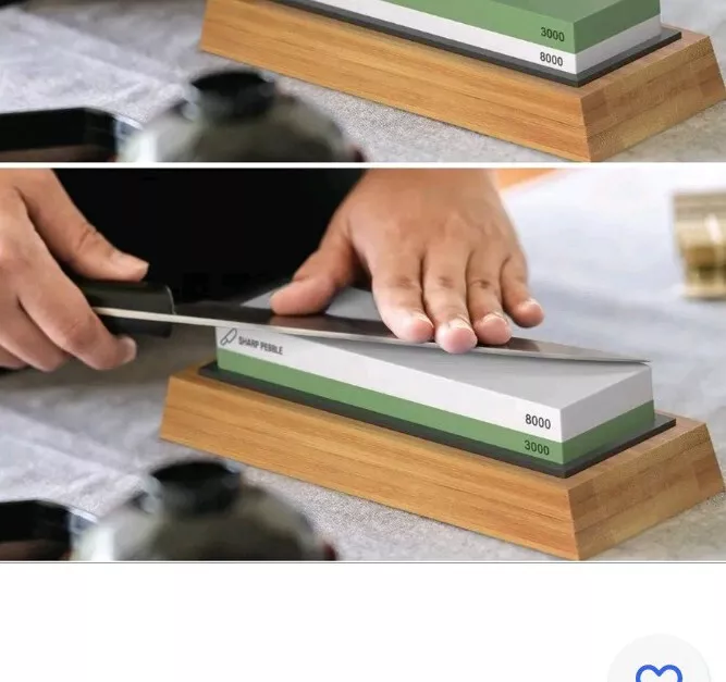 Sharp Pebble Premium Whetstone Knife Sharpening Stone 2 Side Grit