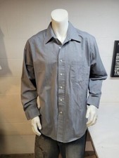 Stafford men's casual button-up shirt size 17 34/35  / we2025 r4 d29