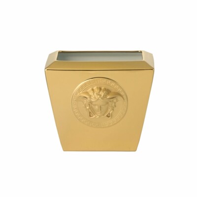 Versace Rosenthal - Vase 18cm Medusa Gold Rectangular