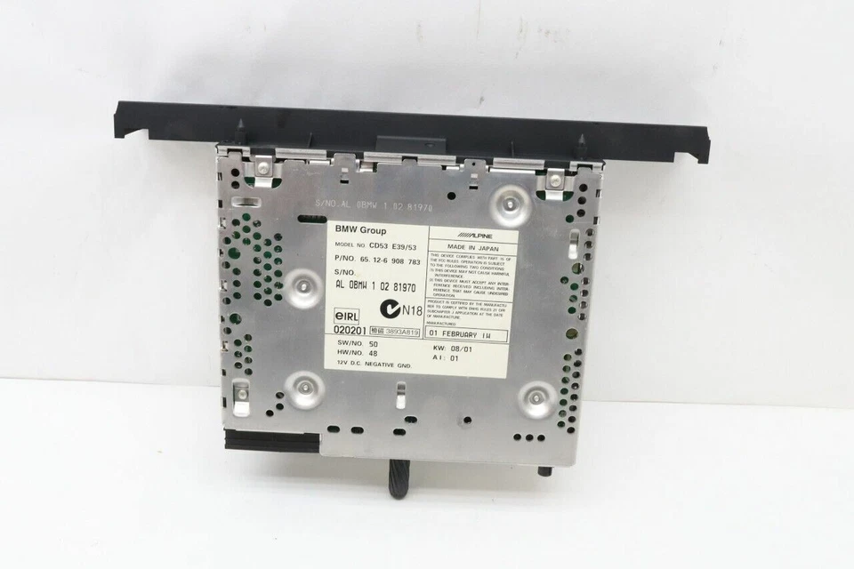 2001 BMW 525i X5 Radio Stereo Business CD Player OEM Used - Image 4 of 4