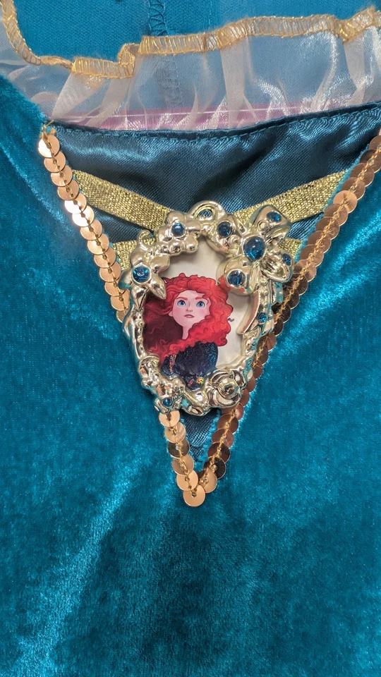 Nuevo Disfraz Princesa Disney Mérida Valiente Halloween Disfraz Niño S(4-6) Foto 4 de 4