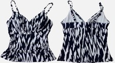 Anne Cole Limited Edition Tankini Top Navy Blue Women's, SMALL NWT
