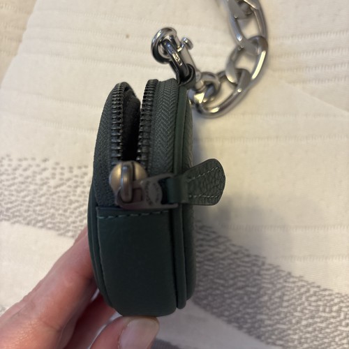 Coach Green Mini Coin Case Chain - Picture 4 of 12