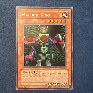 yugioh card machine king Yugioh Machine King DL4-001 Unlimited Super Rare Near Mint main image 0