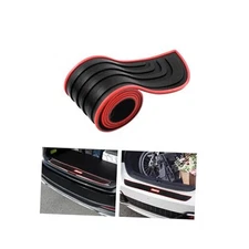 Car Rear Bumper Protector Guard,Rubber Car Rear Bumper Guard with Red/Sport