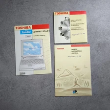 RARE VINTAGE Toshiba Satellite 1670CDS 1690CDT Windows 98 Manuals Tools CD LOT