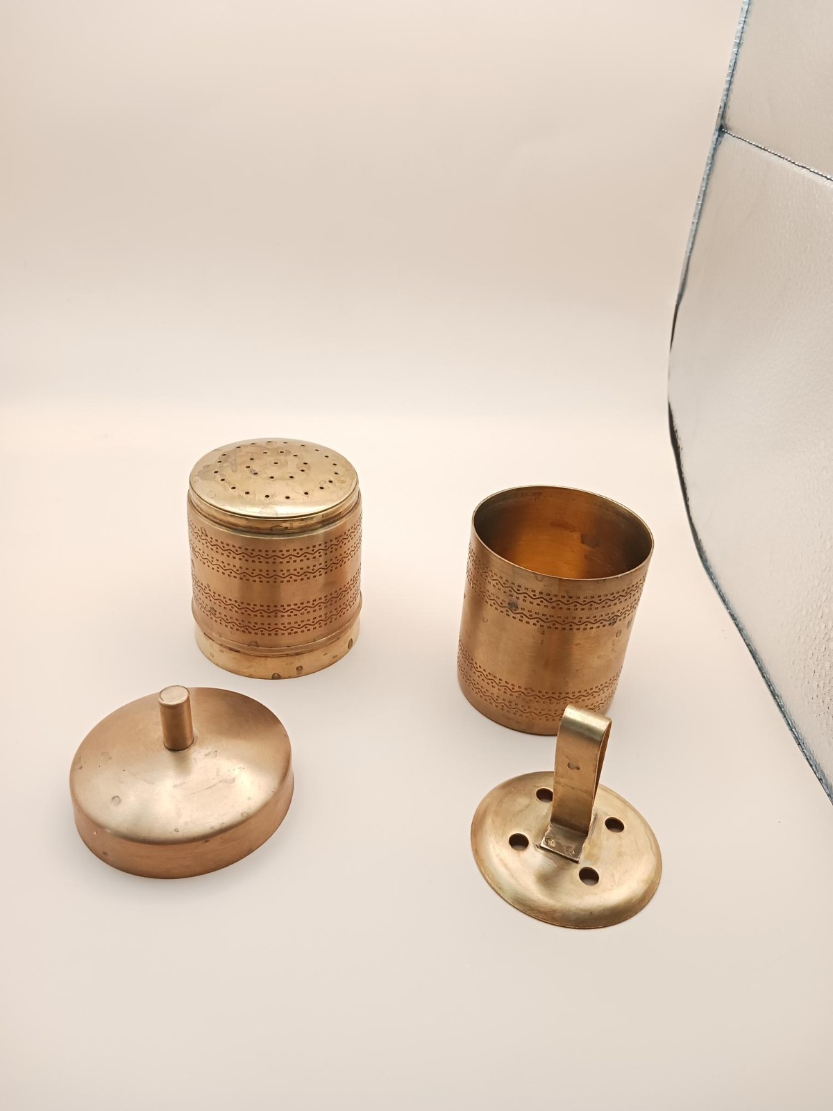 South Indian Tradtional Brass Coffee Filter Maker