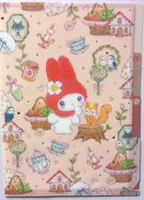 Sanrio Clothes Pin My Melody 3 Pocket A5 Clear File Japan Miki Takei 2025
