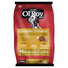 Complete Nutrition Roasted Chicken & Rice Flavor Dry Dog Food, 46lb Bag 0.78 per pound