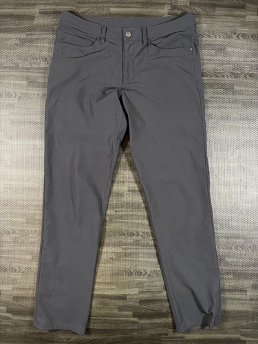 Lululemon Pants Men's 34x30 Grey Obsidian Warpstreme ABC Classic Fit M5426S