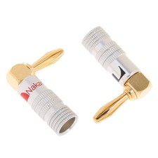 2 pieces 4mm Banana Plugs Audio Speaker Cable Audio