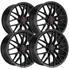 Set Of 4 Tis 505b 18x8 5x4.5 35mm Gloss Black Wheels Rims 18 Inch
