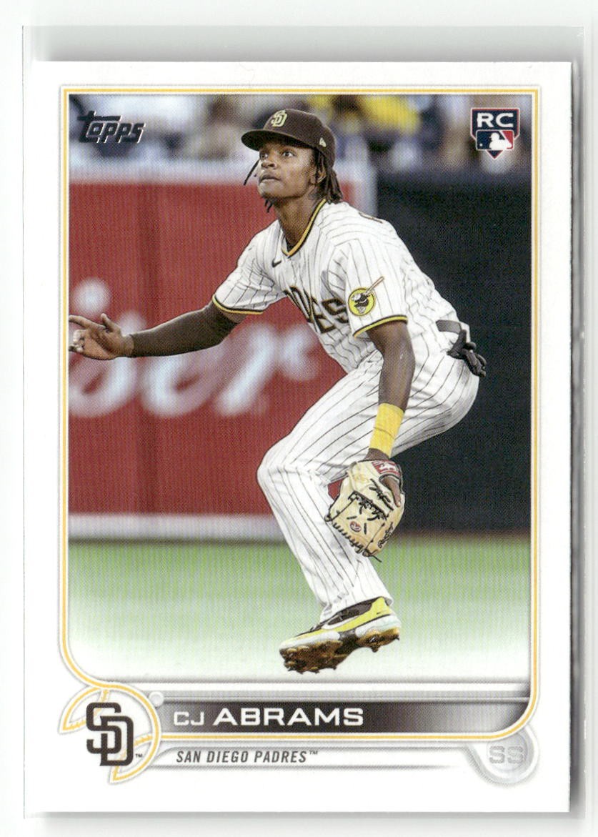 2022 Topps Update #US34 CJ Abrams RC ROOKIE NATIONALS