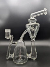 Clear Glass Rig recycler USA made