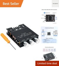 100W 100W Bluetooth Amplifier Board with Treble and Bass Control 2.0 Channel ...