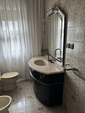 Mobile Bagno Con Specchiera Illuminata Vintage